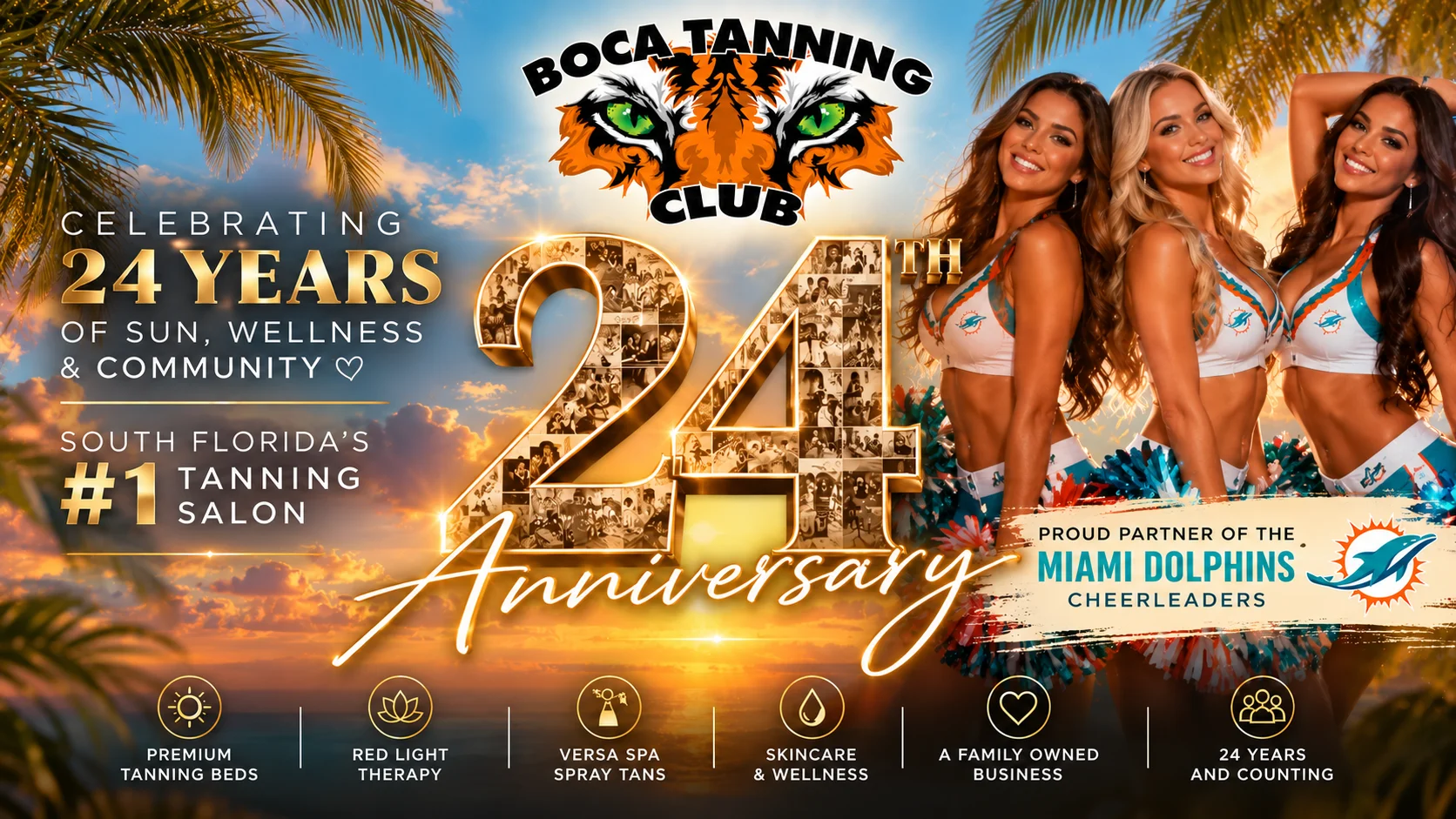 Boca Tanning Club Anniversary
